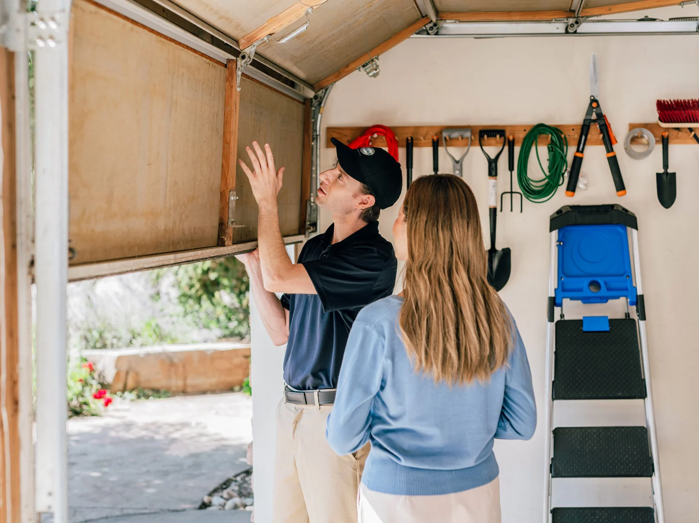 Garage door lubrication services