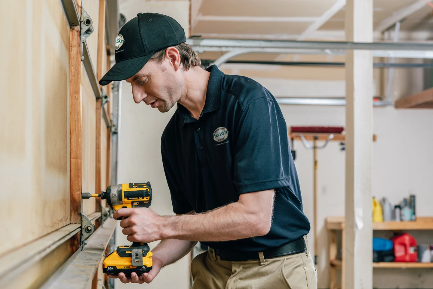 Precision garage door repair services
