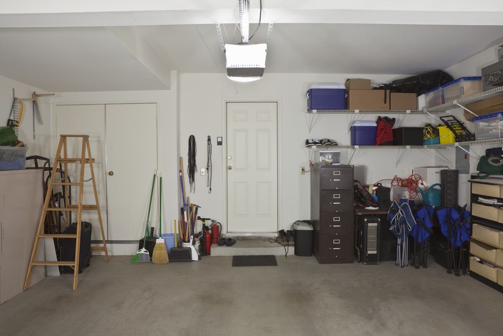 Garage door opener LEDs